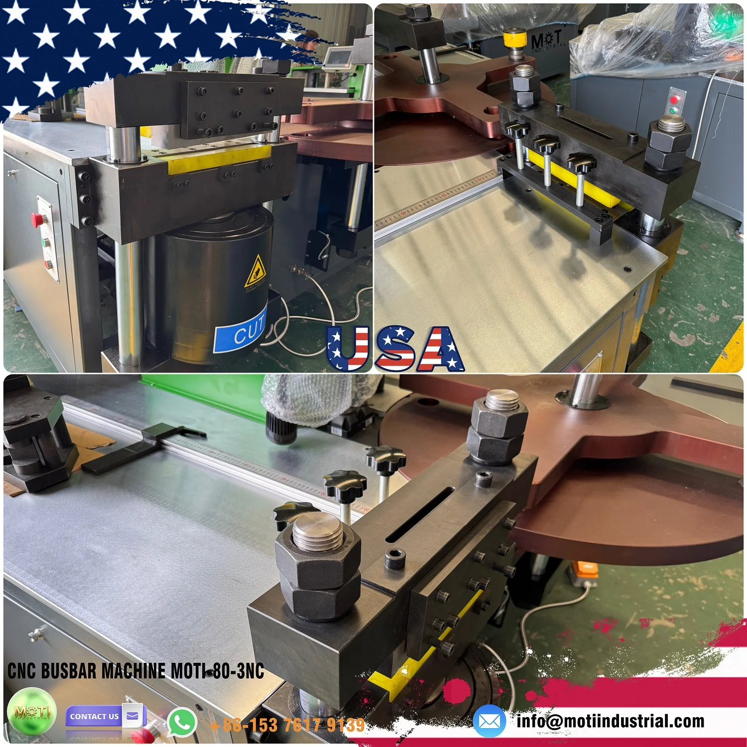 CNC Hydraulic Busbar Machine MOTI-80-3NC Ship To America 20260705.webp CNC Hydraulic Busbar Machine MOTI-80-3NC Ship To America