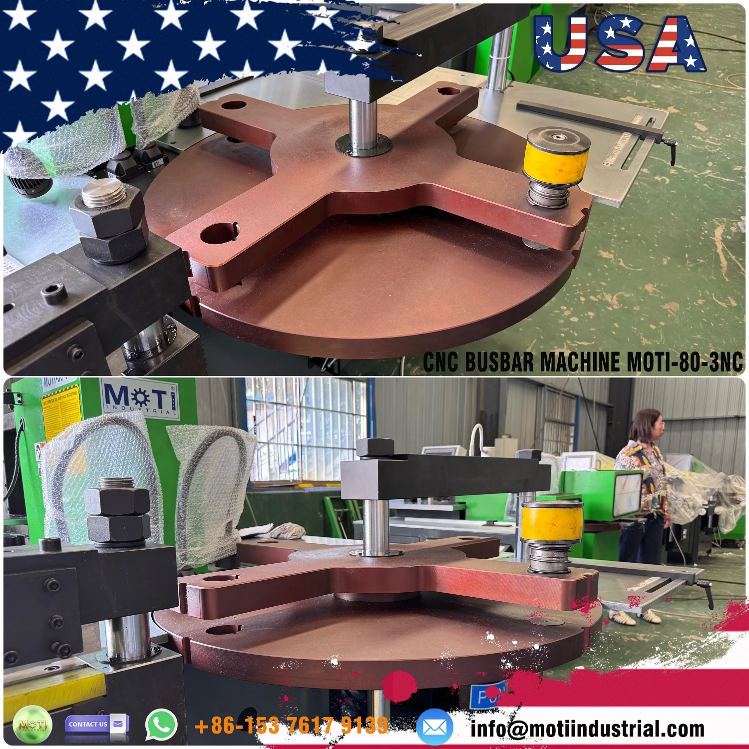 MOTI Copper Busbar Machine MOTI-80-3NC Ship To USA 20260705.webp MOTI Copper Busbar Machine MOTI-80-3NC Ship To USA