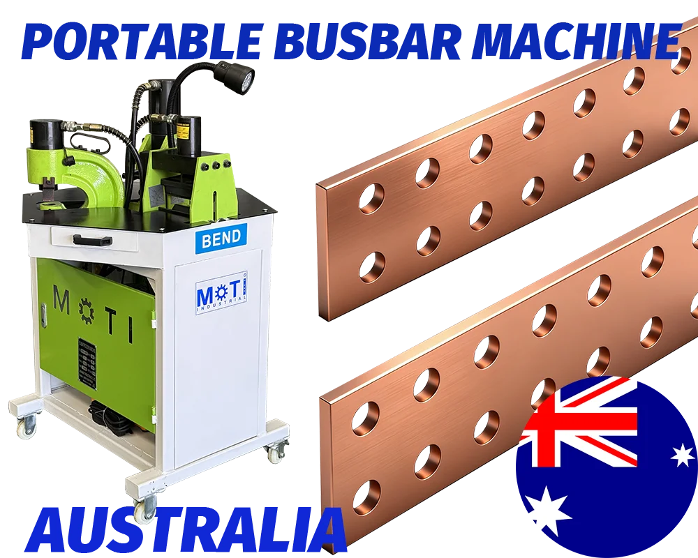 MOTI INDUSTRIAL Successfully Ships MOTI-200B Portable Busbar Machine to Australia