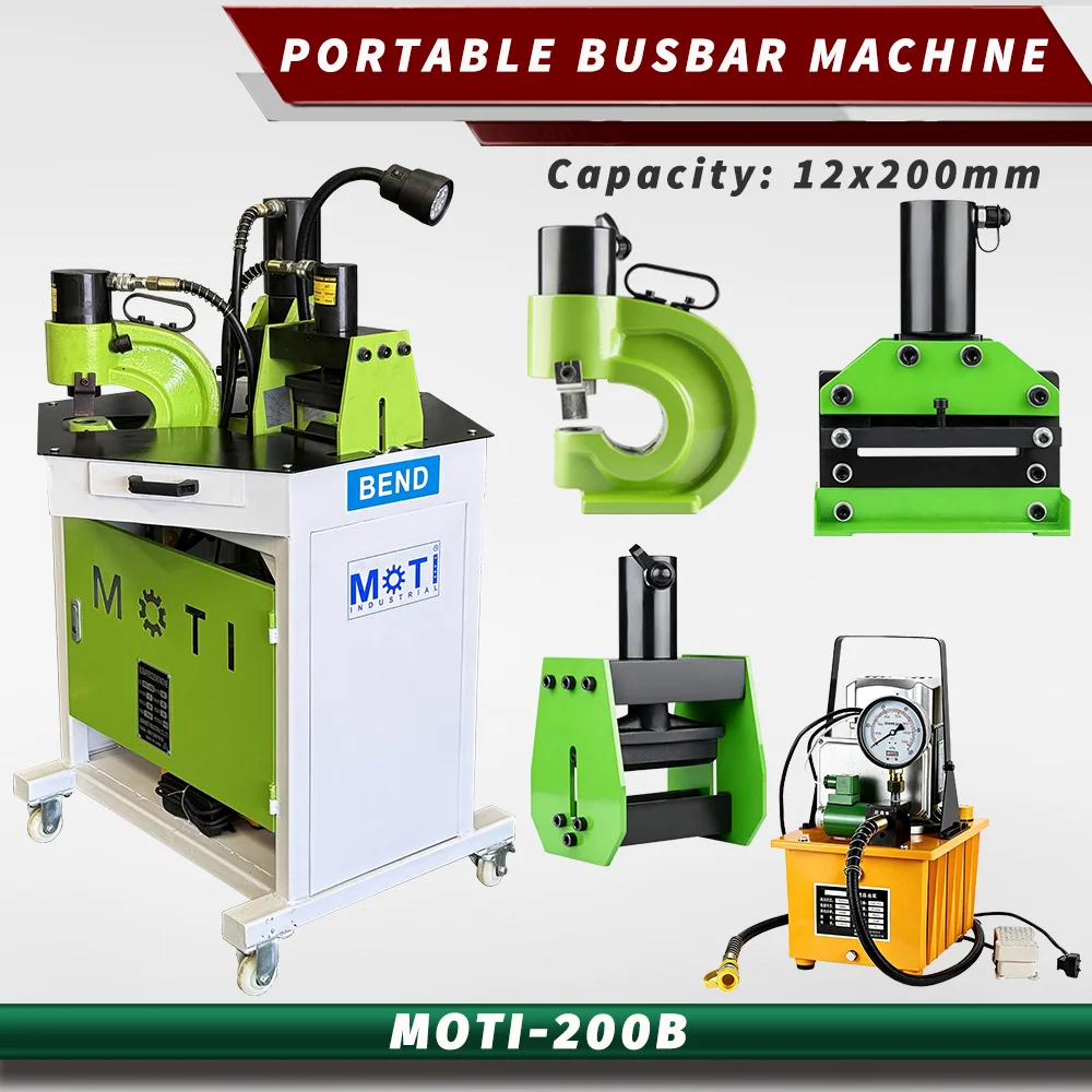 Portable Busbar Processing Machine MOTI-200B