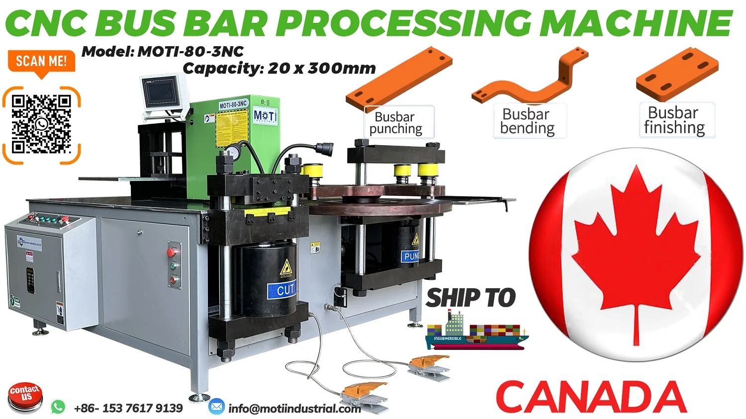 Heavy Duty CNC Busbar Bending Machine MOTI-80-3NC To Canada-20260825-1500.webp