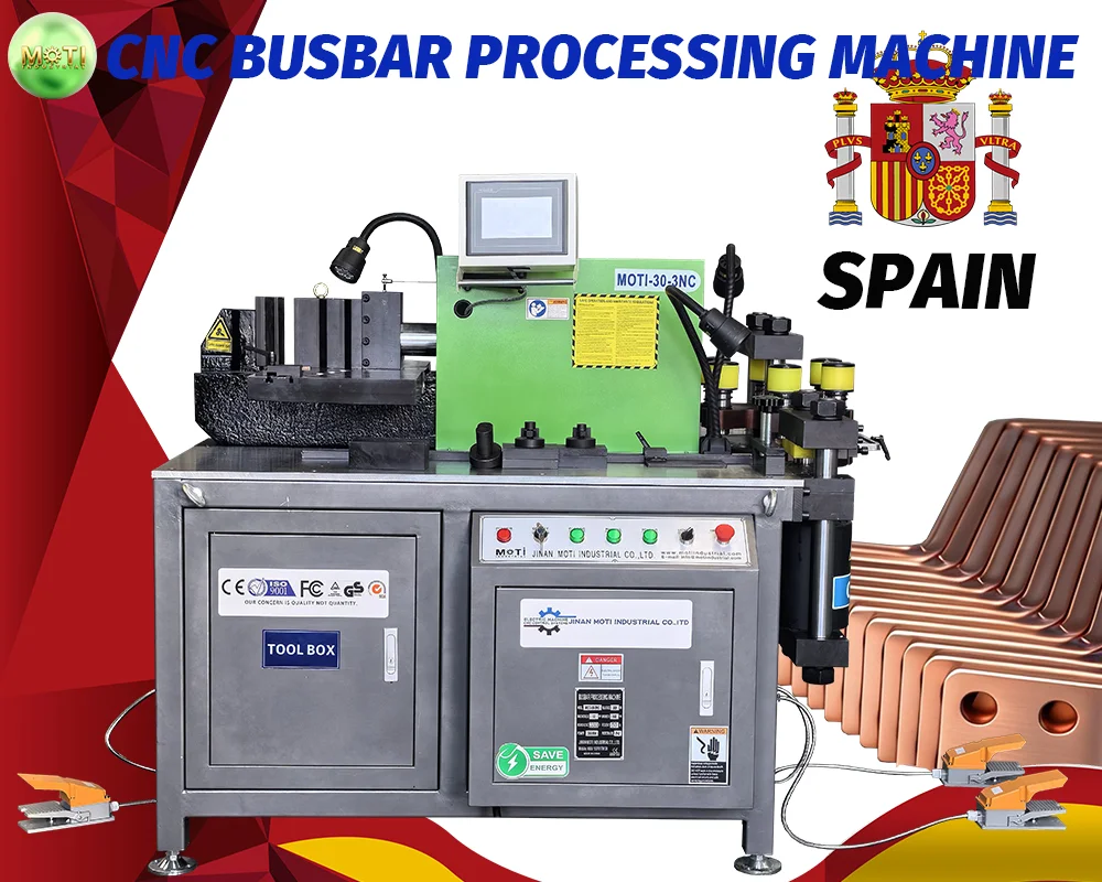 CNC Copper Busbar Processing Machines MOTI-30-3NC & MOTI
