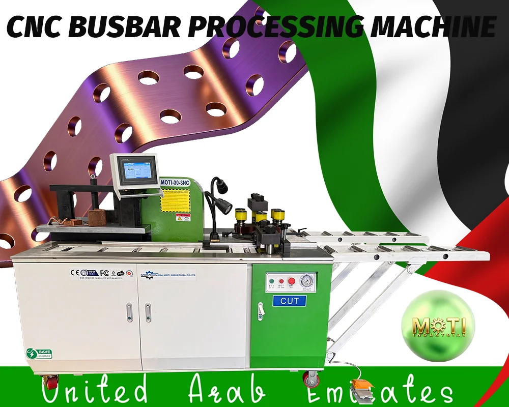 MOTI-30-3NC MAX CNC Busbar Processing Machine Shipped to UAE