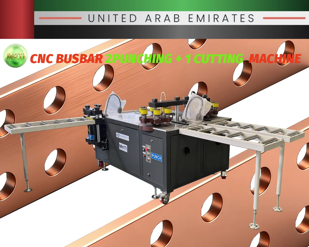 Custom Copper Busbar Punching & Cutting Machine Shipped 